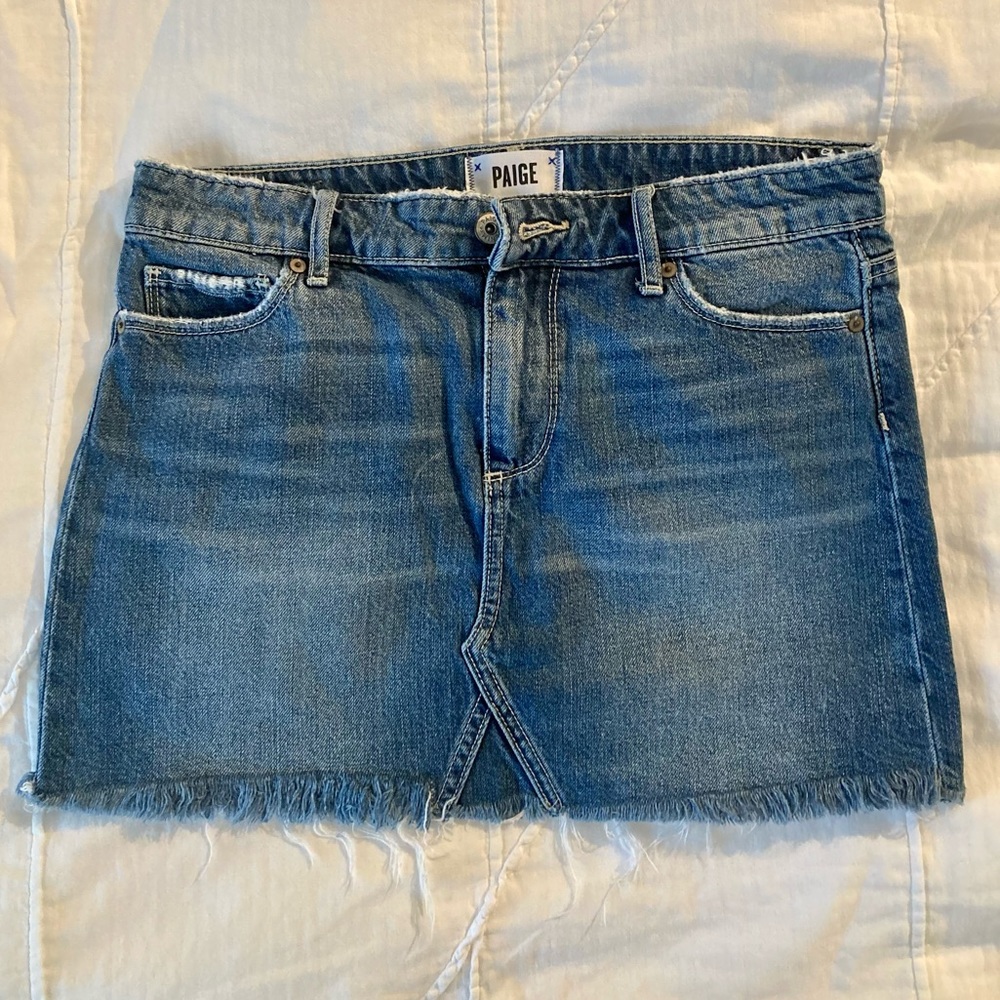 Paige Denim Miniskirt